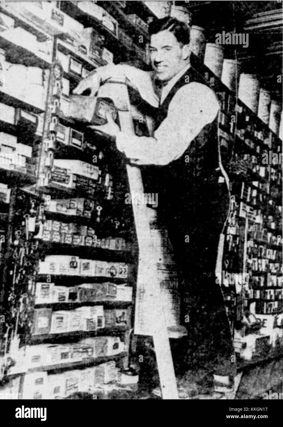 Leo Dixon hardware store Stock Photo Alamy