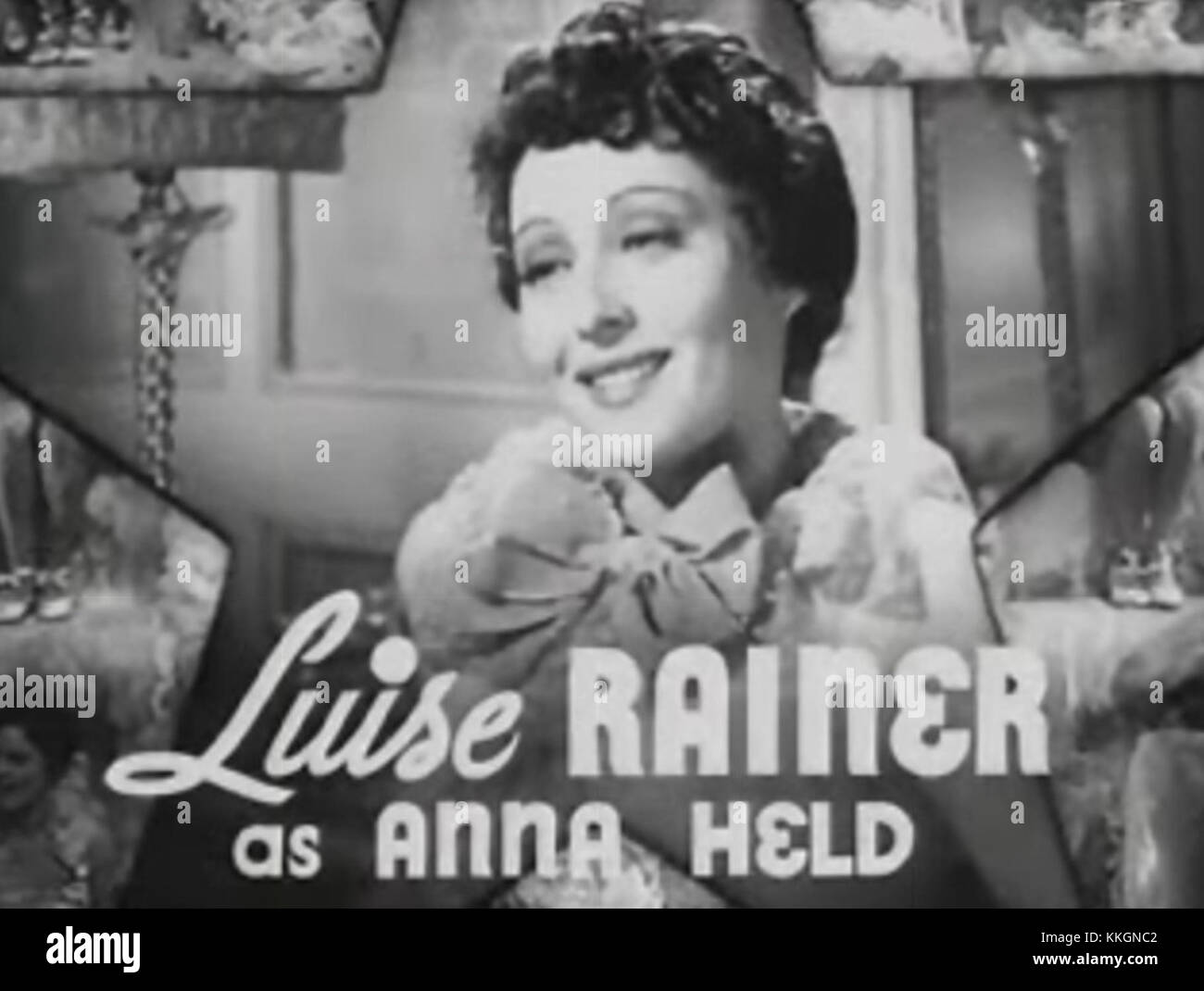 Luise Rainer in The Great Ziegfeld trailer Stock Photo - Alamy