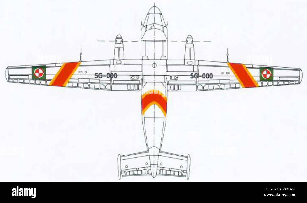 PZL M28 Bryza Polish-Border-Guard 2 Stock Photo