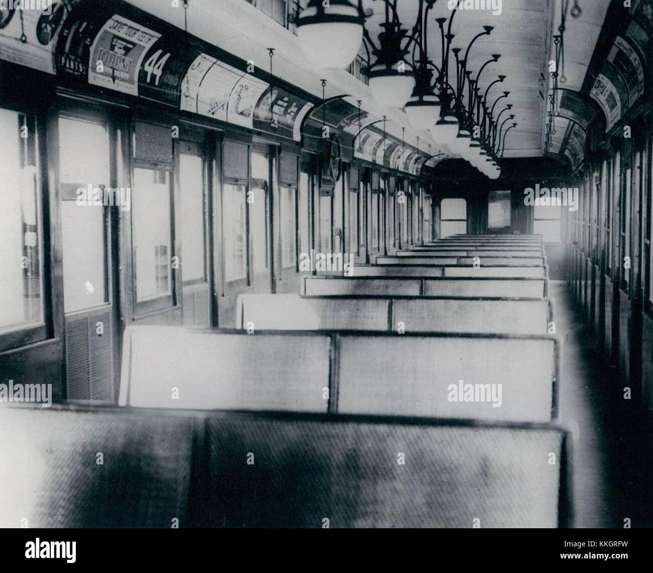 Sullivan type commuter car Illinois Central Railroad Stock Photo Alamy