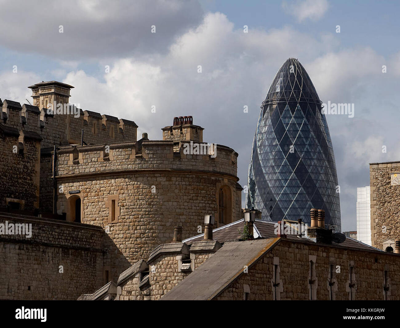 Tower london swiss re Stock Photo - Alamy