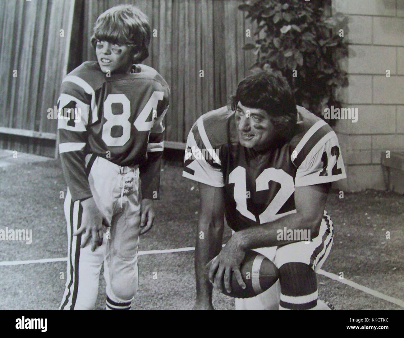Joe Namath Mike Lookinland Brady Bunch 1973 Stock Photo Alamy
