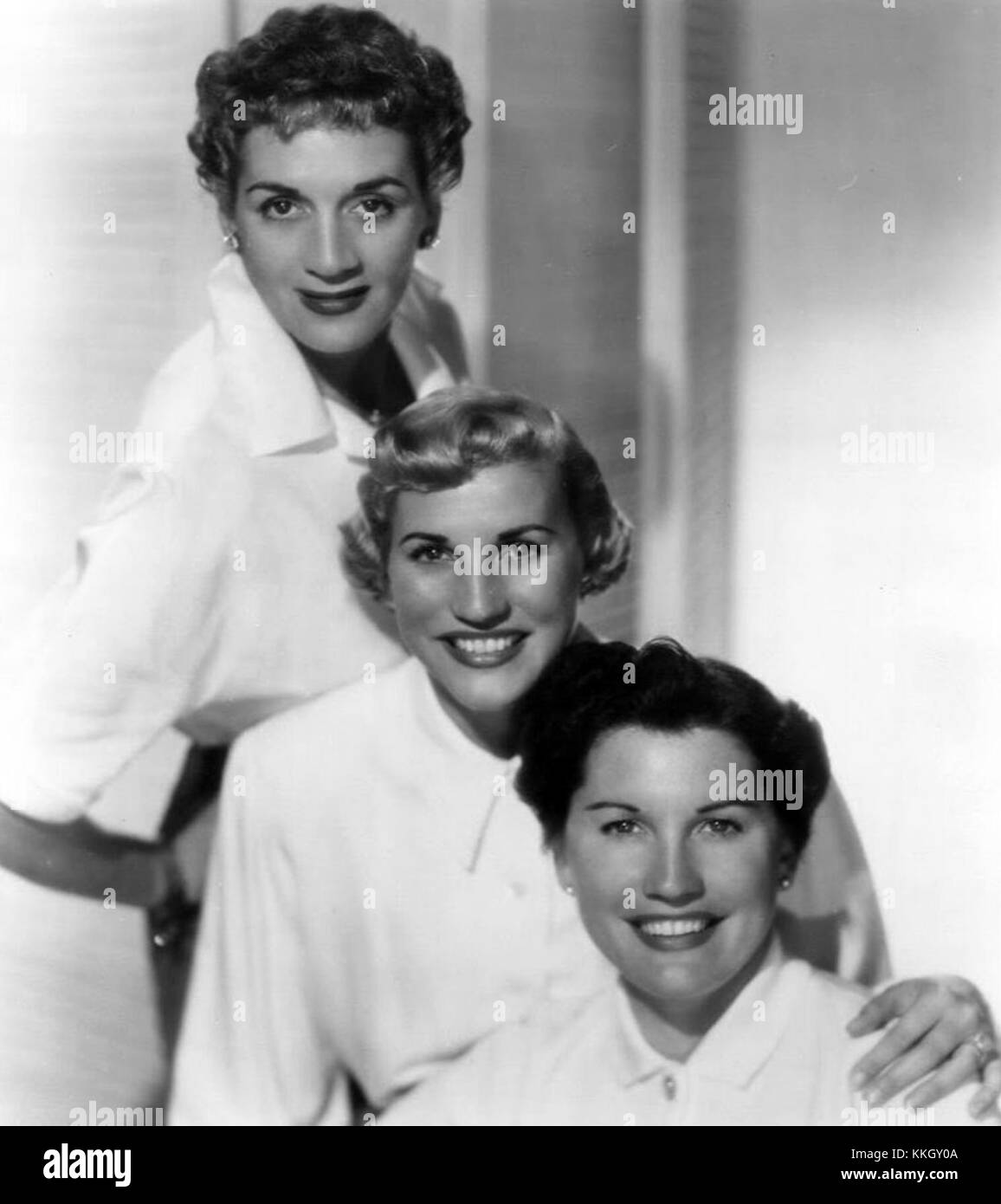The Andrews Sisters 1952 Stock Photo