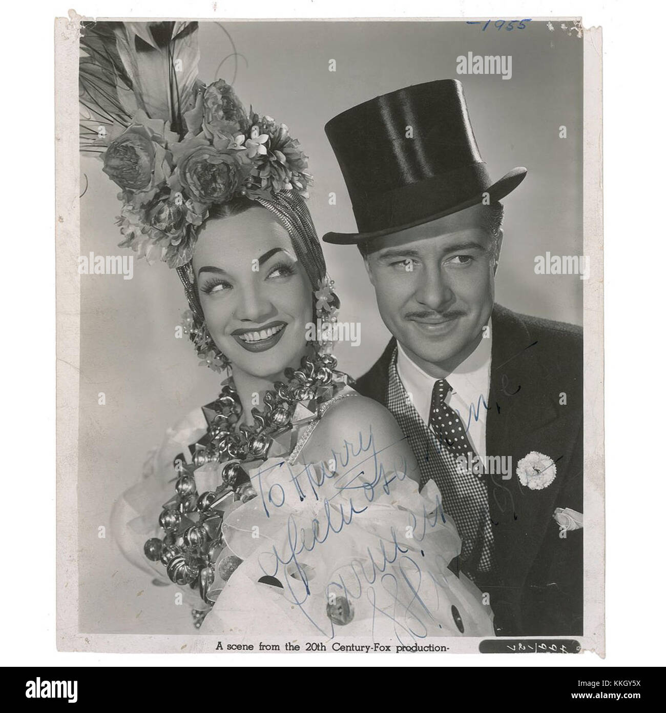 Carmen Miranda e Don Ameche em That Night in Rio (1941) Stock Photo