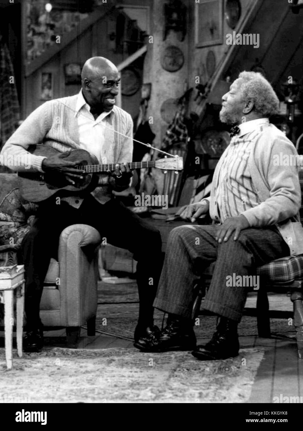 Scatman Crothers Redd Foxx Sanford and Son 1975 Stock Photo
