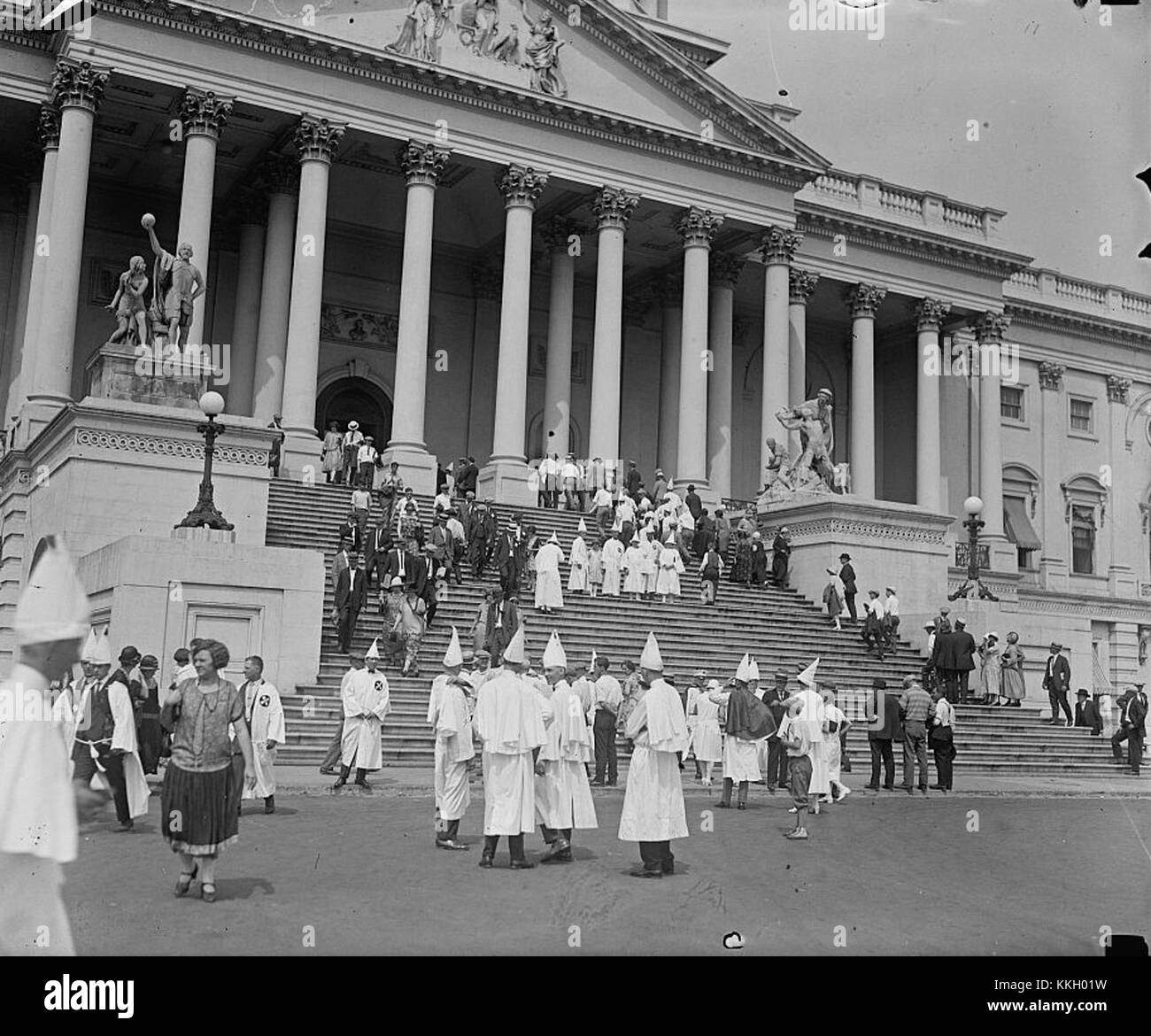Klansmen at Capitol, 1925 Stock Photo