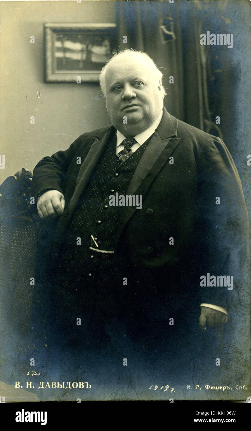 Davydov Vladimir Nikolaevich (18491925), Russian actor. (Postcard