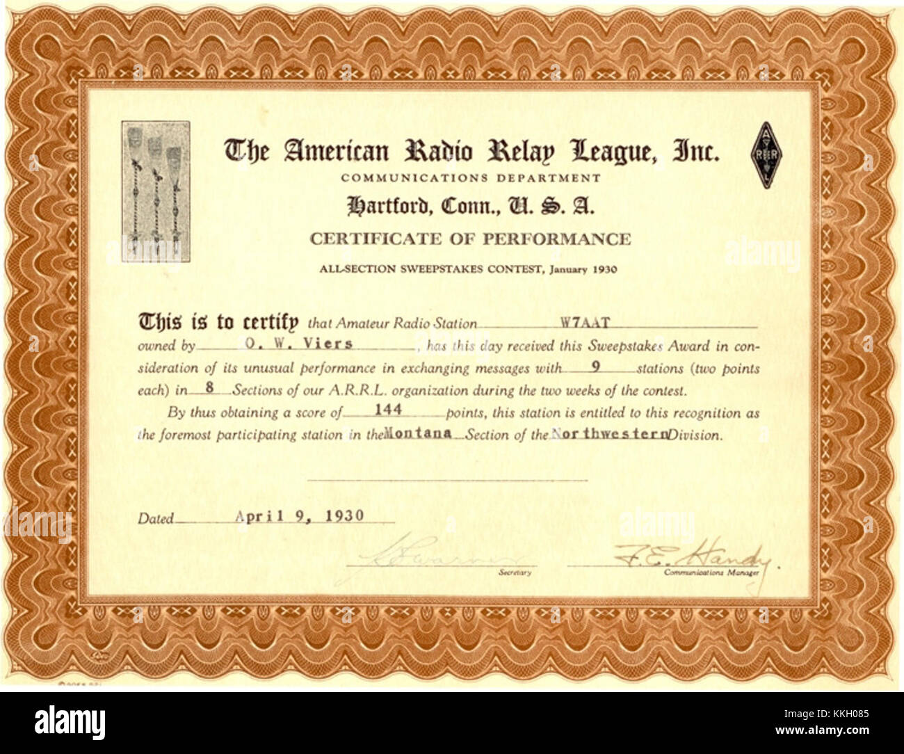 The ARRL Sweepstakes is a major amateur radio contest organized by the ...