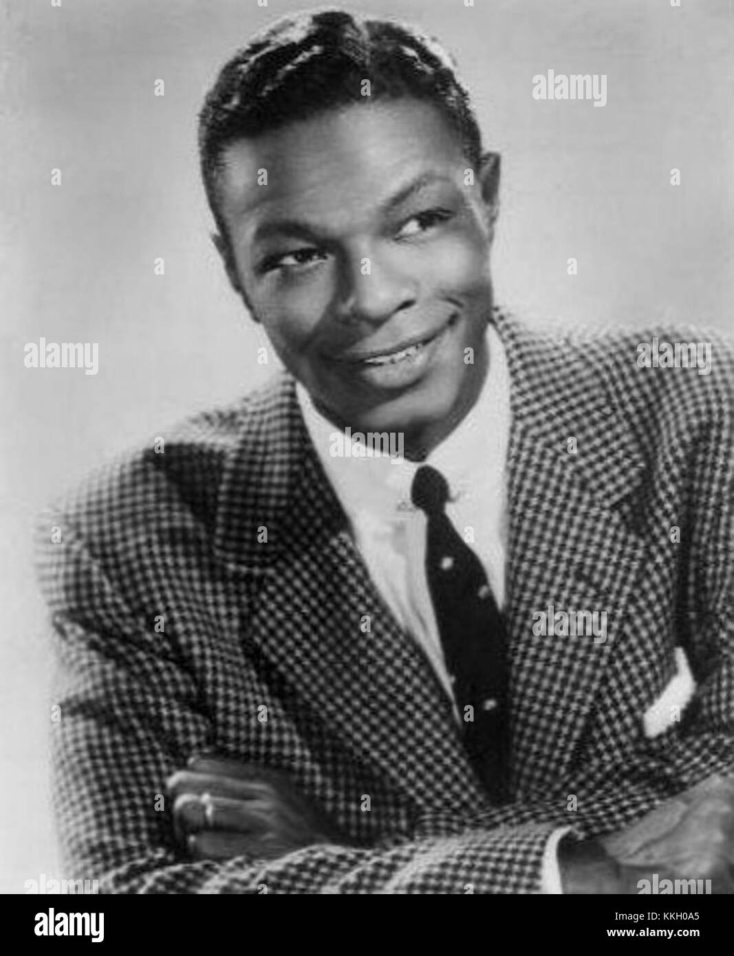 Nat King Cole 1958 Stock Photo Alamy