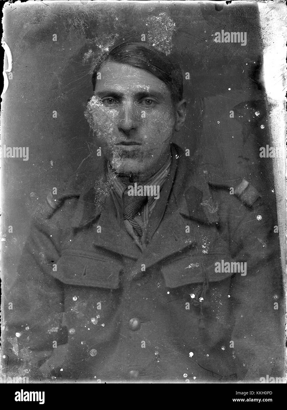 Modern army soldier in uniform Black and White Stock Photos & Images ...