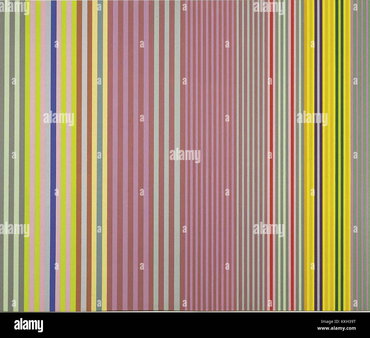 'Halifax' by Gene Davis is a modern abstract artwork known for its bold ...