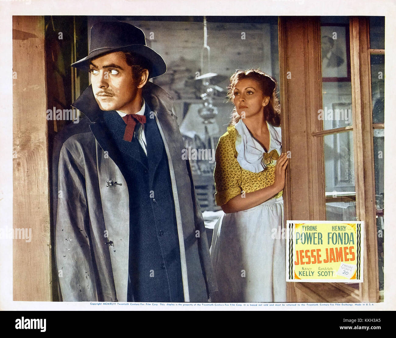 Poster - Jesse James (1939) 09 Stock Photo - Alamy