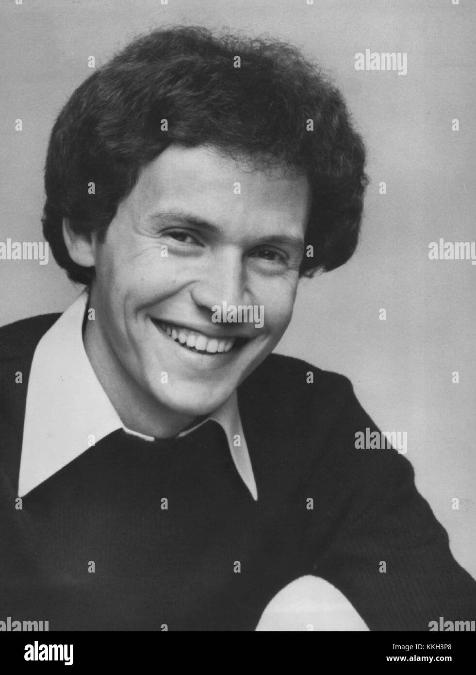 This 1977 Billy Crystal Soap commercial marks the actor’s early days in the entertainment industry, showcasing his comedic timing and engaging personality in the product's advertisement. Stock Photo