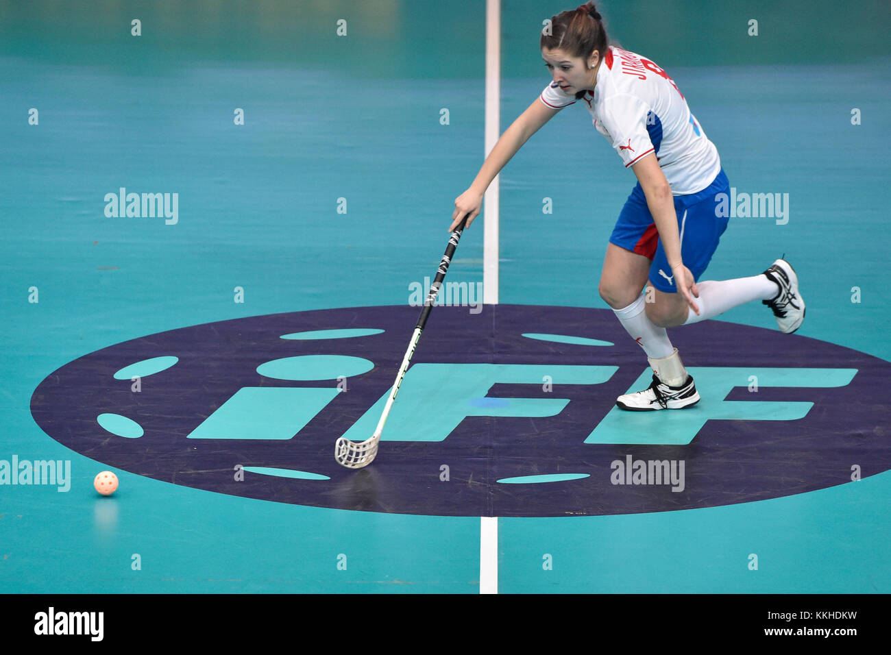 Bratislava, Slovakia. 1st Dec, 2017. Czech floorball player NELA ...