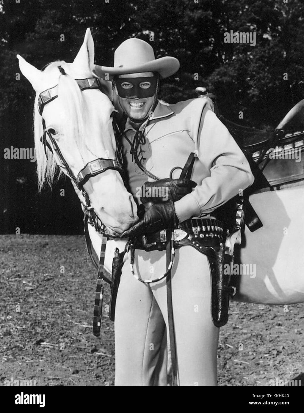 Lone Ranger And Silver High Resolution Stock Photography and Images - Alamy