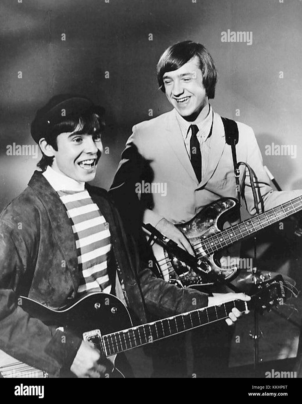 Davy Jones Peter Tork The Monkees 1966 Stock Photo