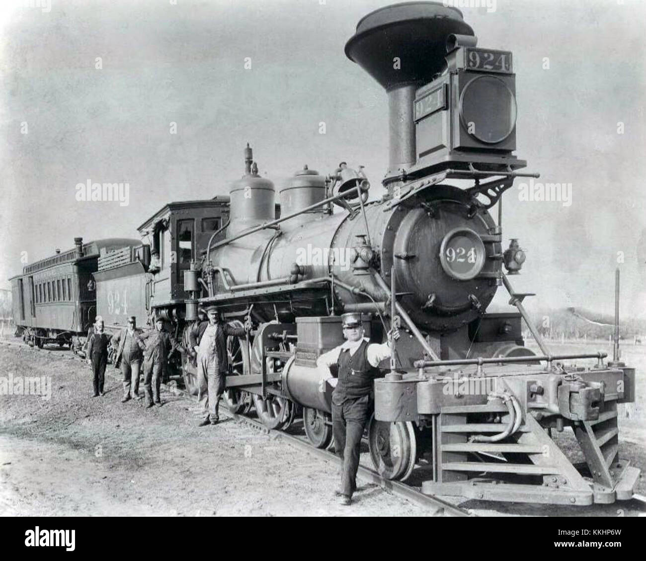 Union Pacific steam locomotive 924 Stock Photo