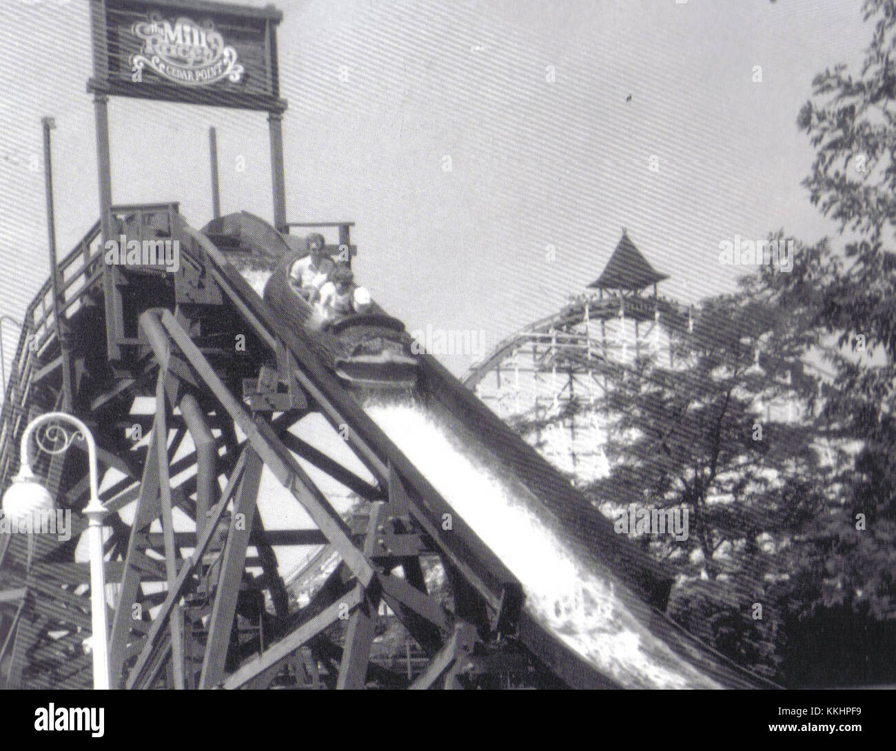 Cedar Point Mill Race in 1963 Stock Photo - Alamy