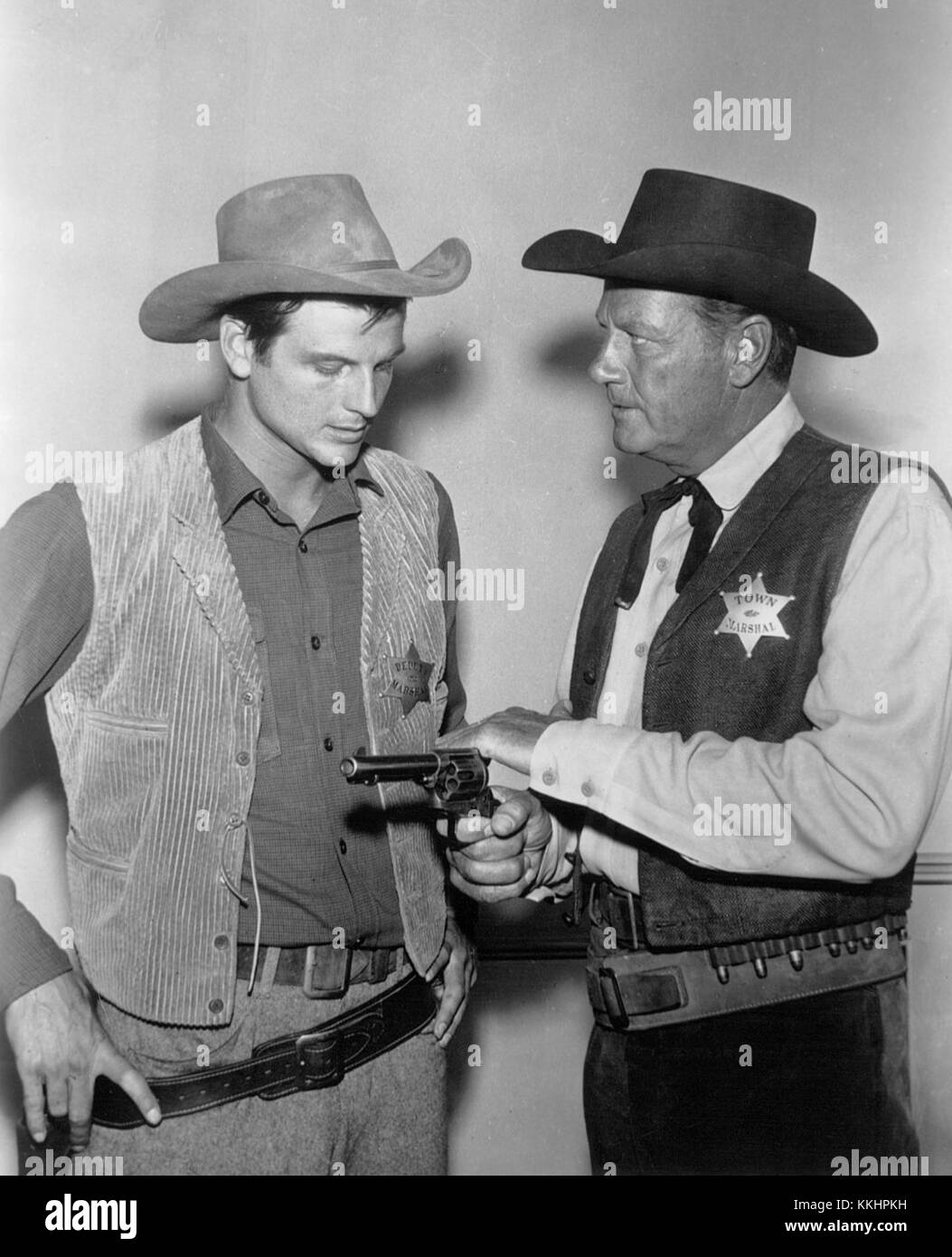 Jody and Joel McCrea Wichita Town 1959 Stock Photo - Alamy
