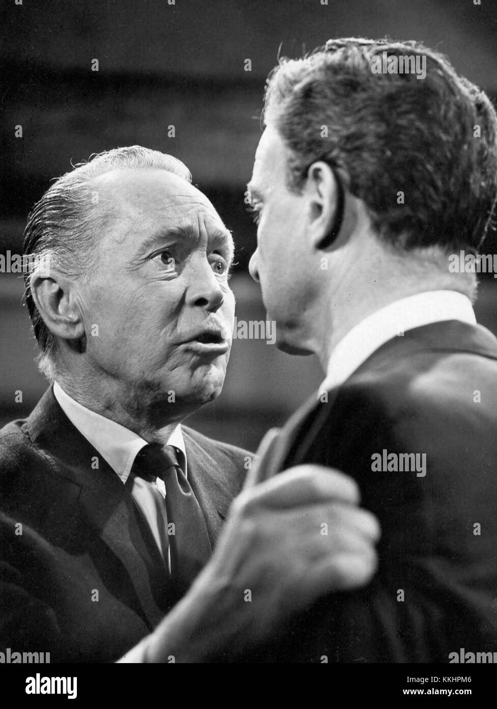 Franchot Tone Jonathan Harris Twilight Zone 1961 Stock Photo - Alamy