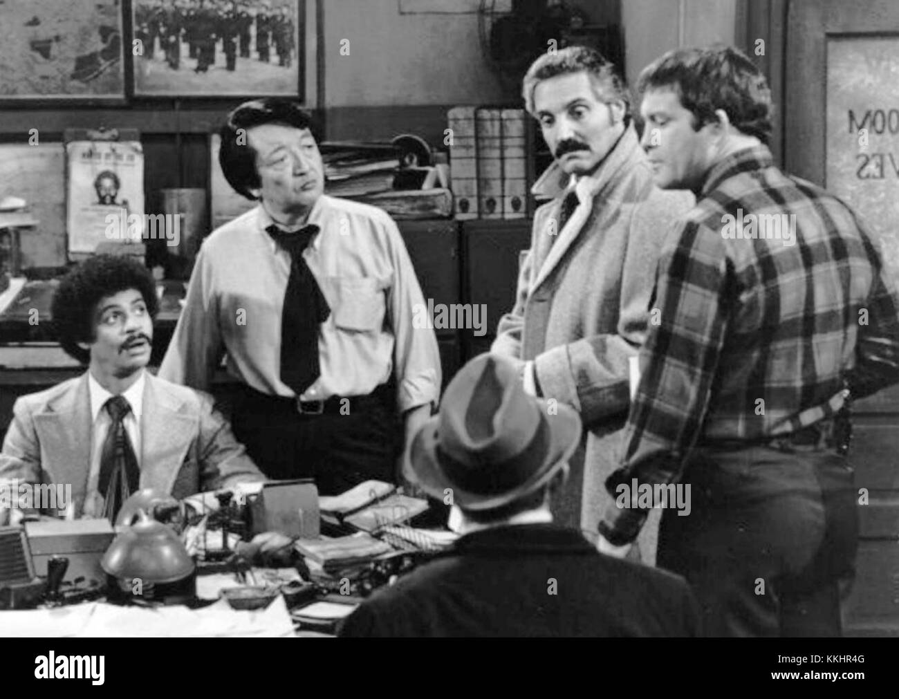 Barney Miller cast 1974 Stock Photo Alamy