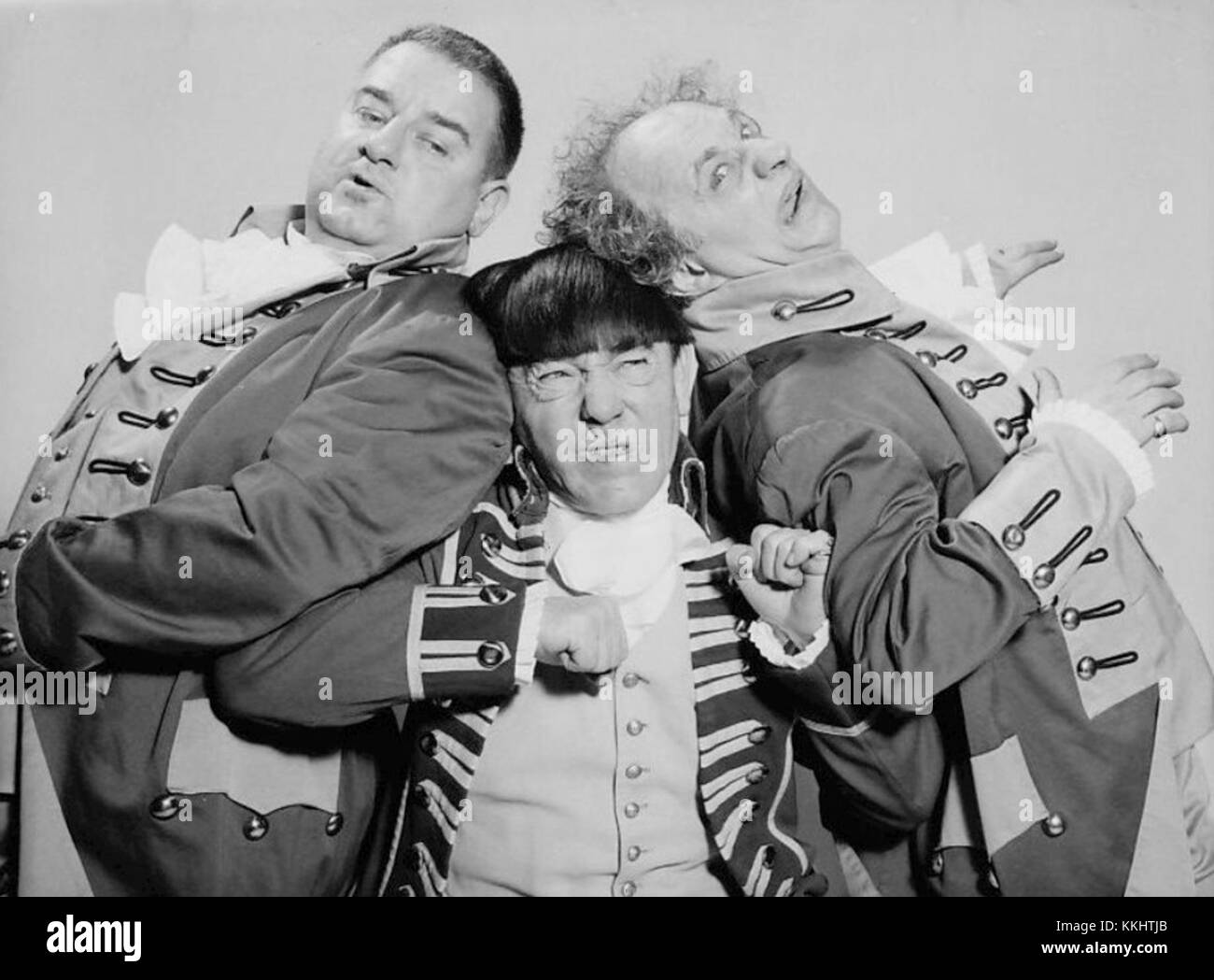 Three Stooges 1959 Stock Photo