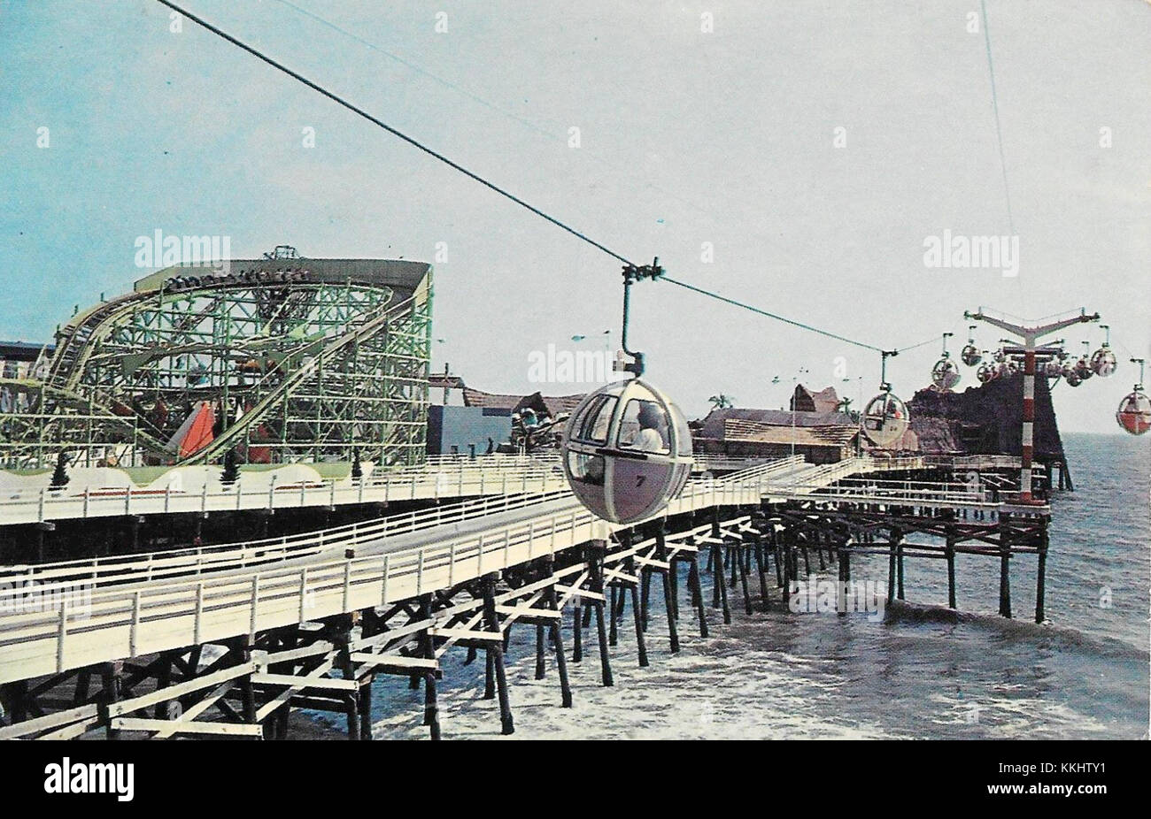 The sky ride at pacific ocean park in california was a popular