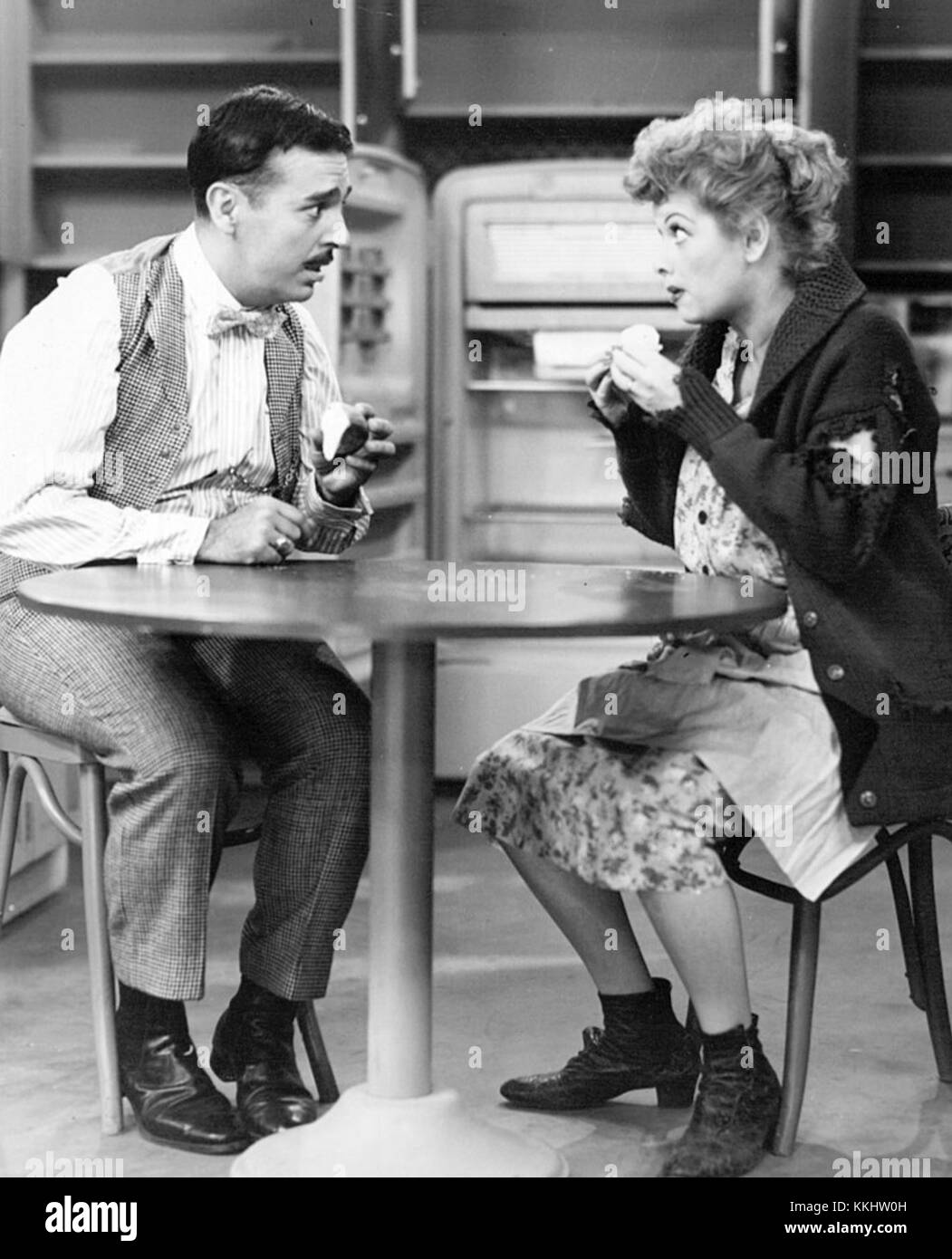 Tennessee Ernie Ford Lucille Ball I Love Lucy Stock Photo