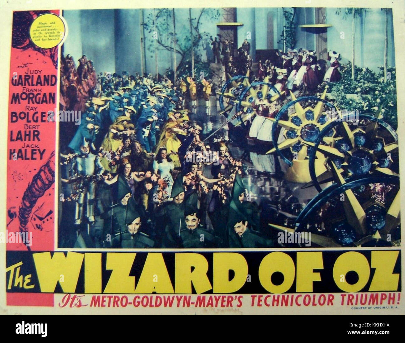 Wizard of Oz lobby card Stock Photo