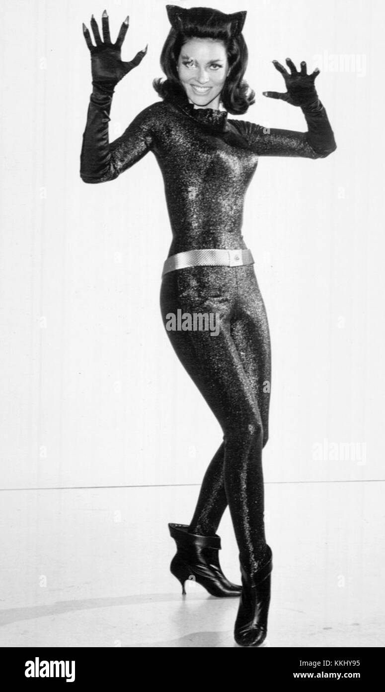 Lee Meriwether as Catwoman 1966 Stock Photo - Alamy