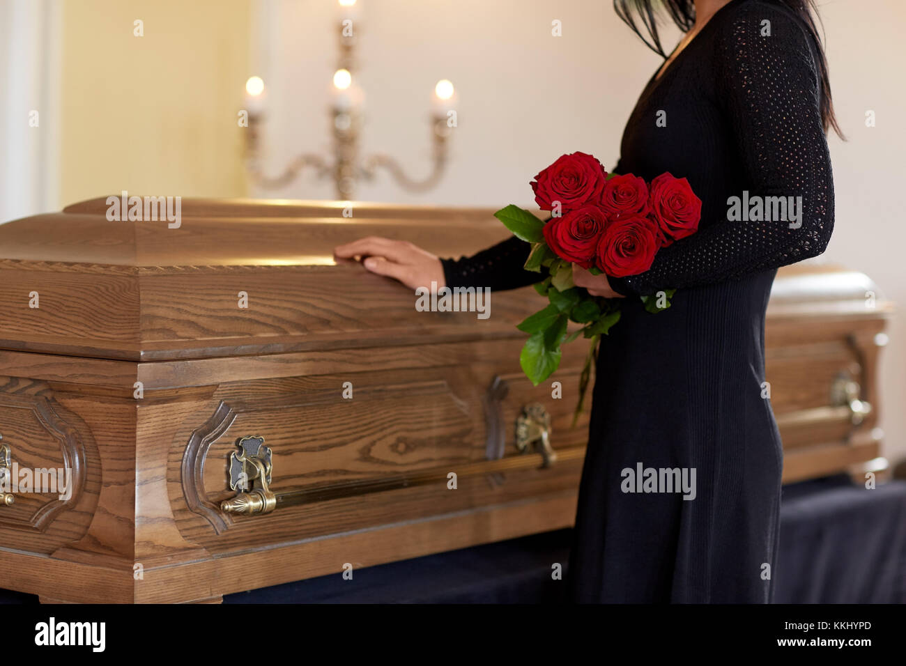 Widow Funeral Clipart