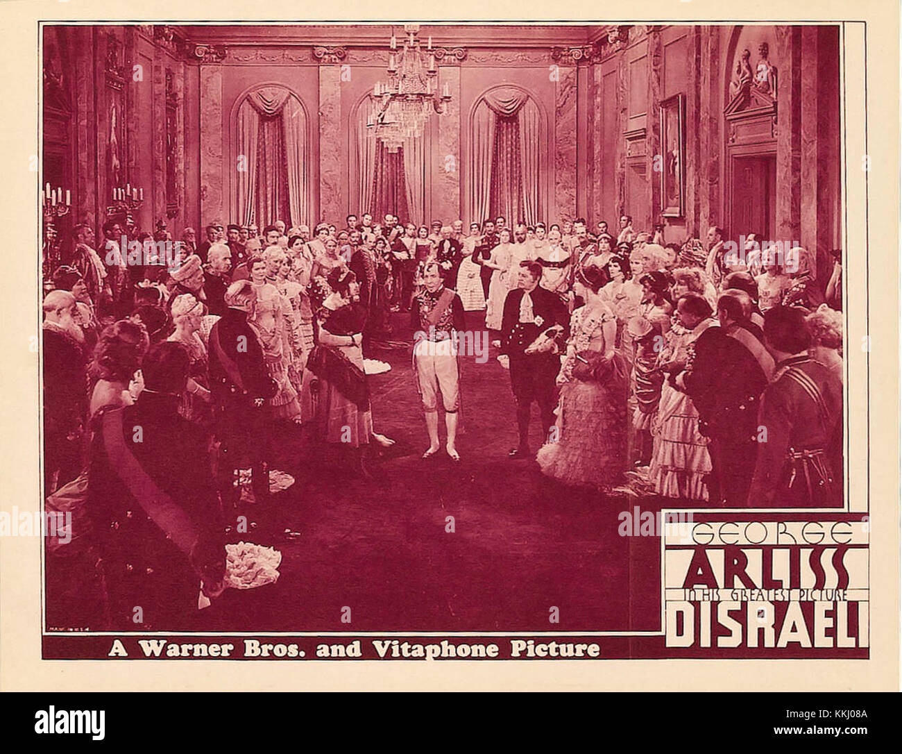 Disraeli-1929-lobbycard-b Stock Photo