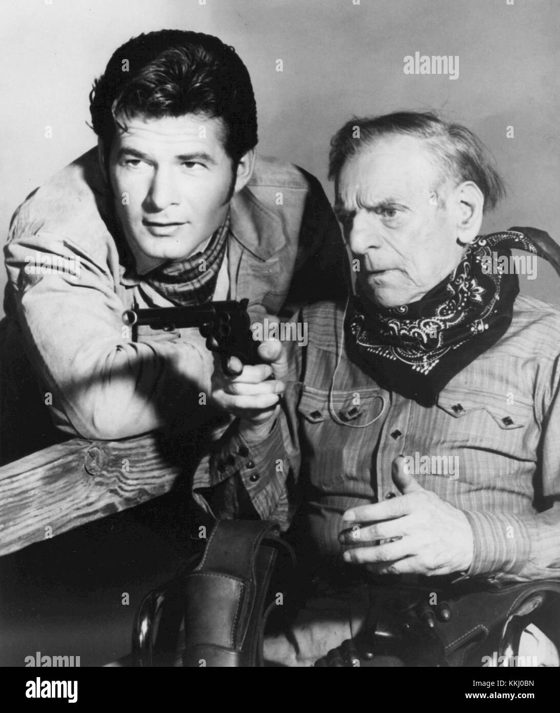 Bronco Billy Anderson and Gary Clarke 1963 Stock Photo