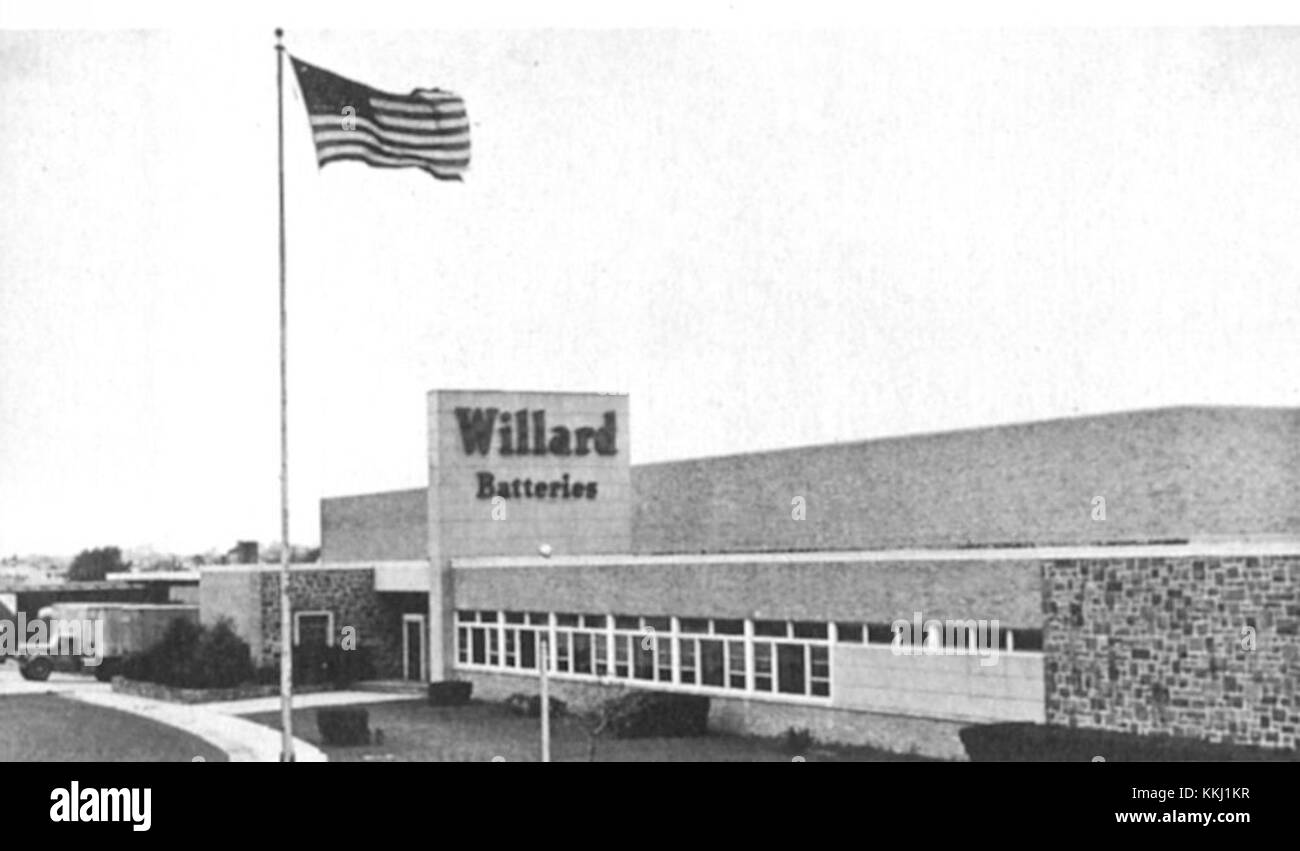 1961 Willard Batteries Stock Photo Alamy