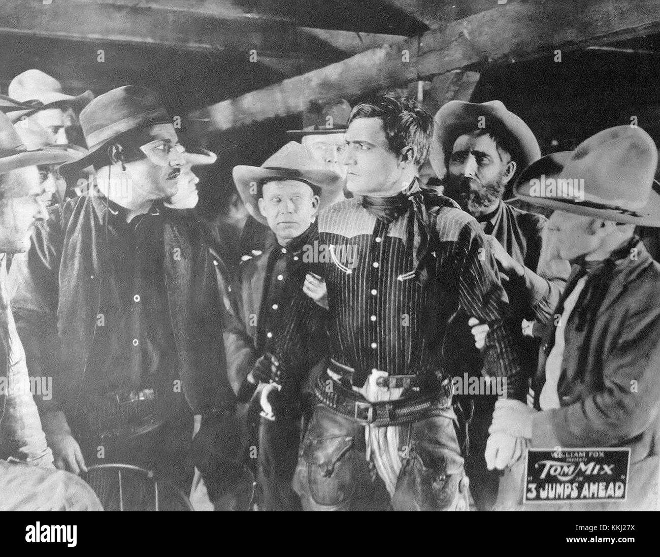 Three Jumps Ahead Is A 1947 Film And This Lobby Card Features A