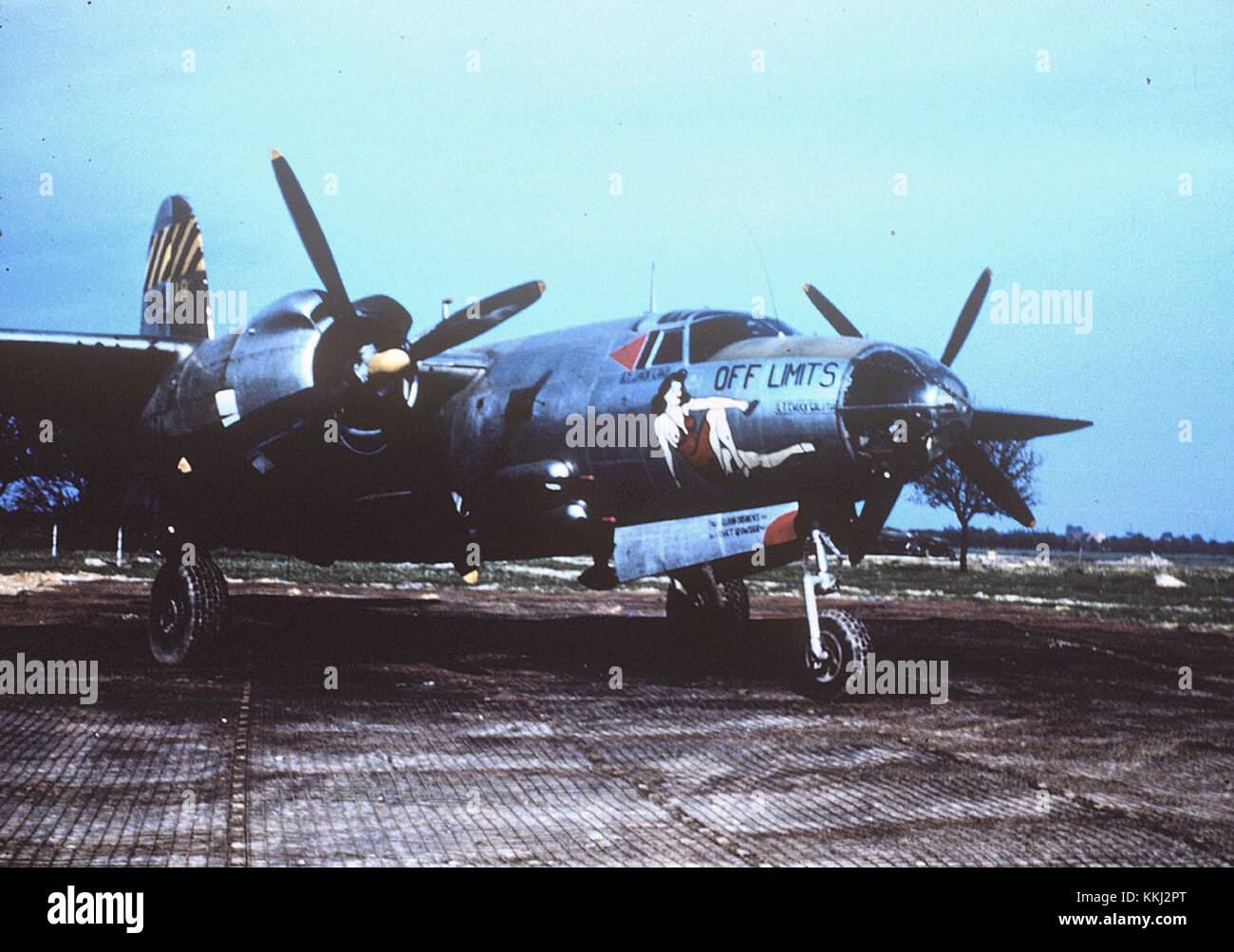 387th Bombardment Group - Martin B-26 Marauder 43-34119 Stock Photo - Alamy