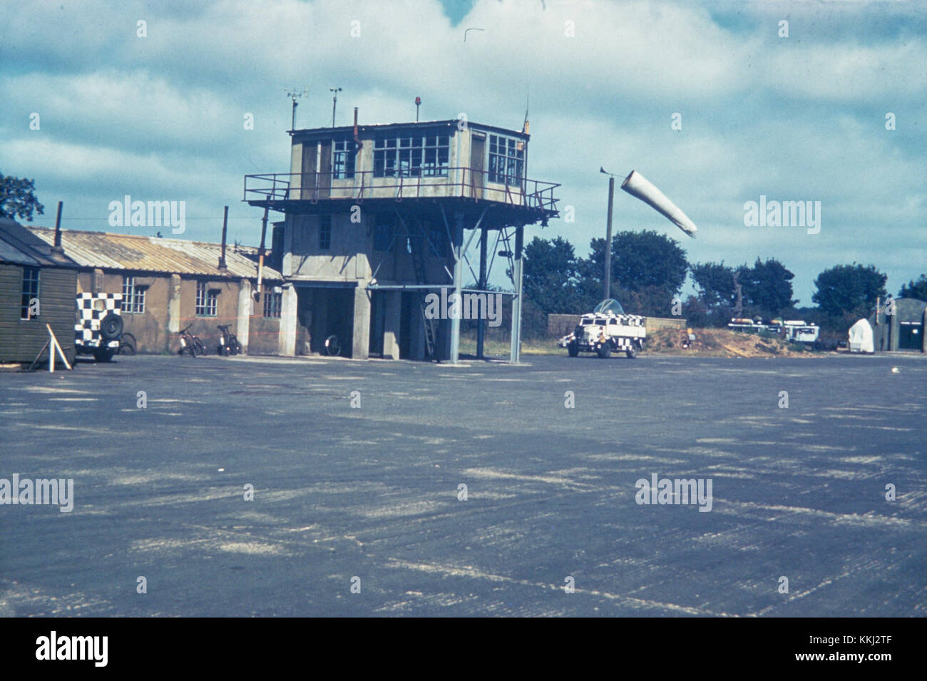 RAF East Wretham Control Tower Stock Photo Alamy