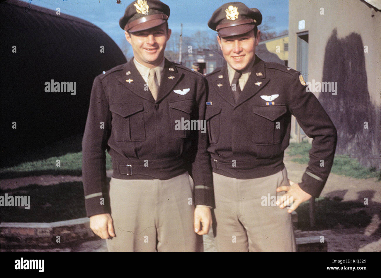 389th Bombardment Group Pilots Stock Photo