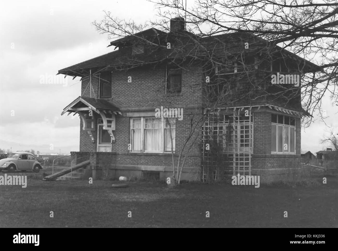 Larsen House, located in Weiser, Idaho, is a historic residence known for its architectural style and role in the local community. The house reflects the area's cultural history and heritage. Stock Photo