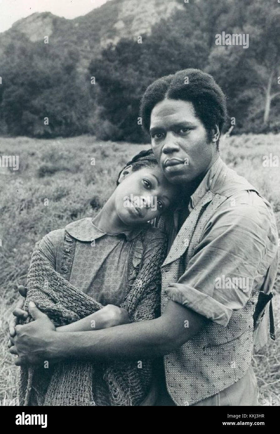 Georg Stanford Brown Lynne Moody 1977 Stock Photo