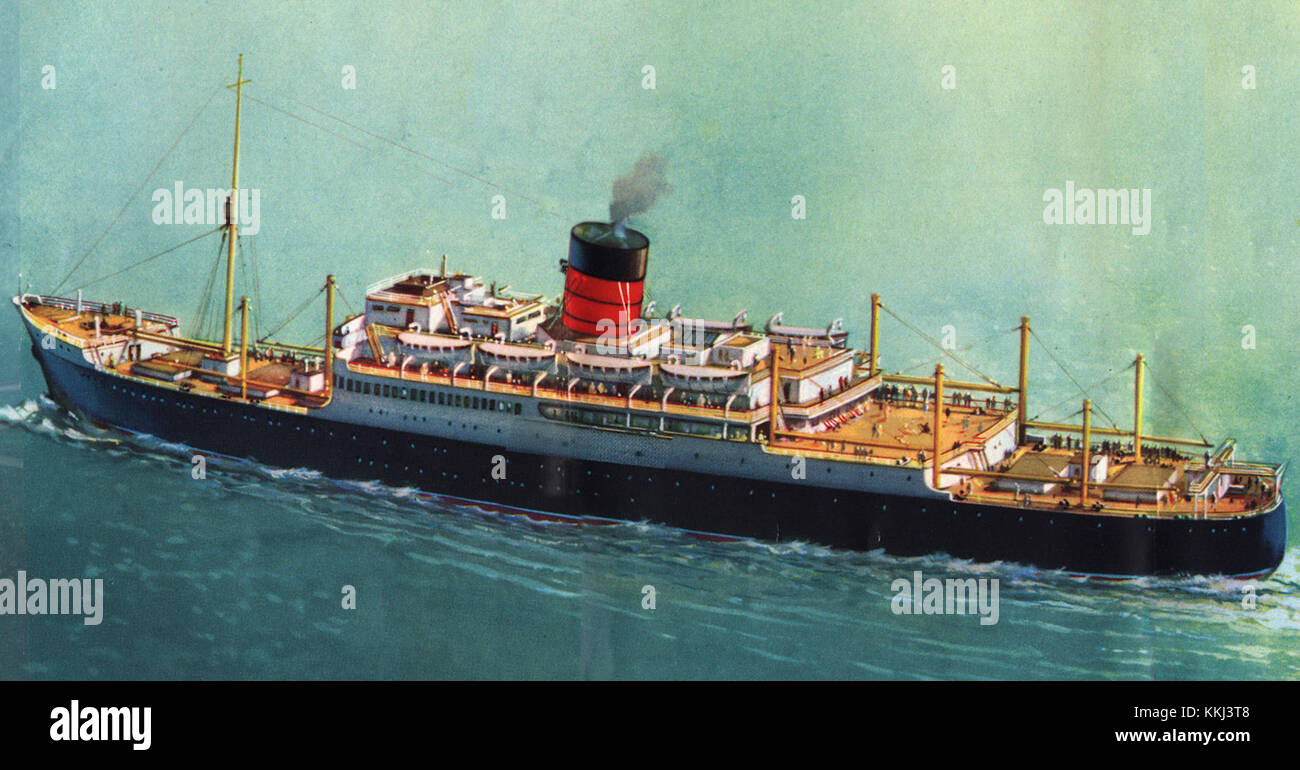 RMS Parthia RMS Media 1947 Stock Photo - Alamy