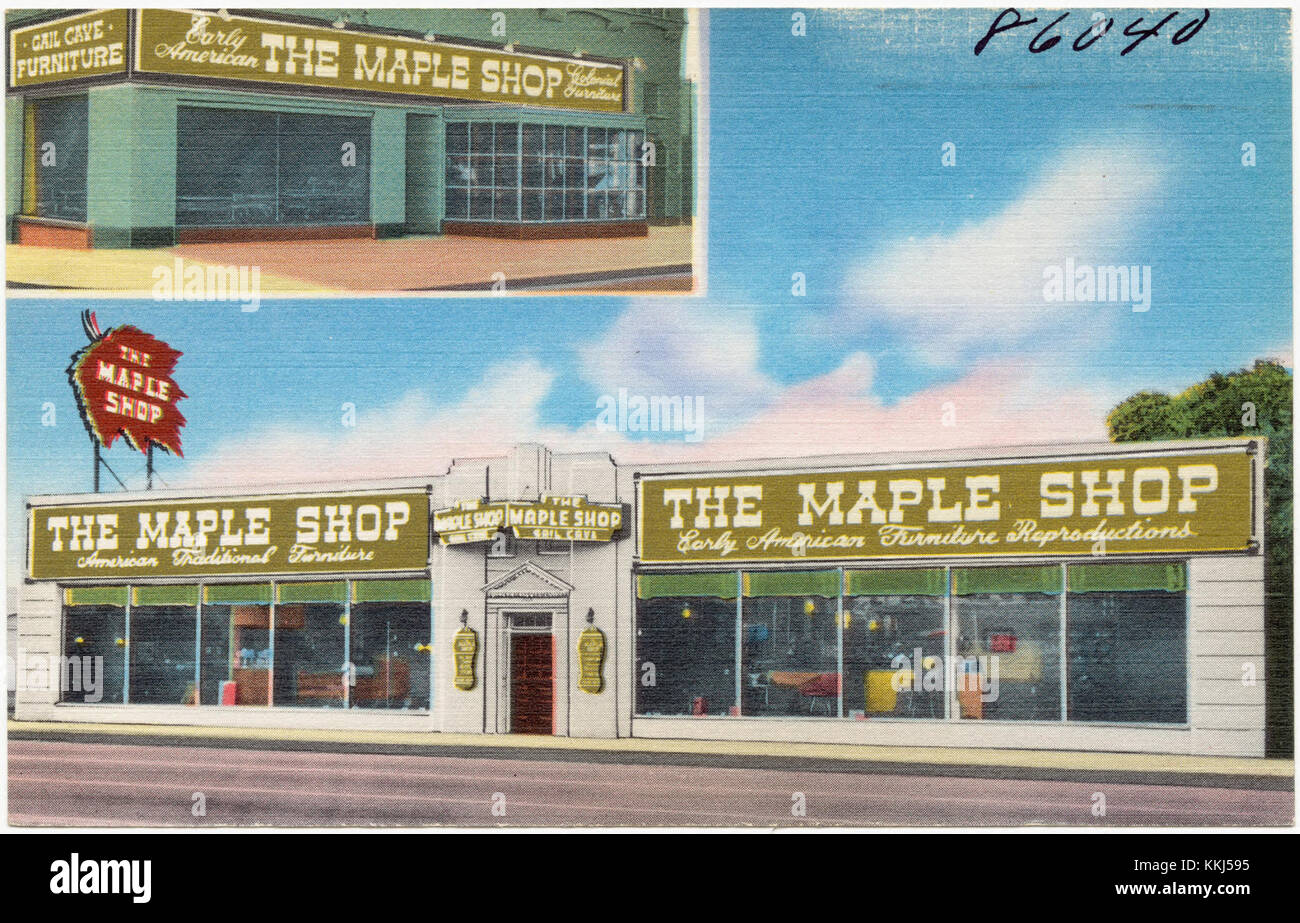 The Maple Shop, early American furniture reproductions (86040 Stock
