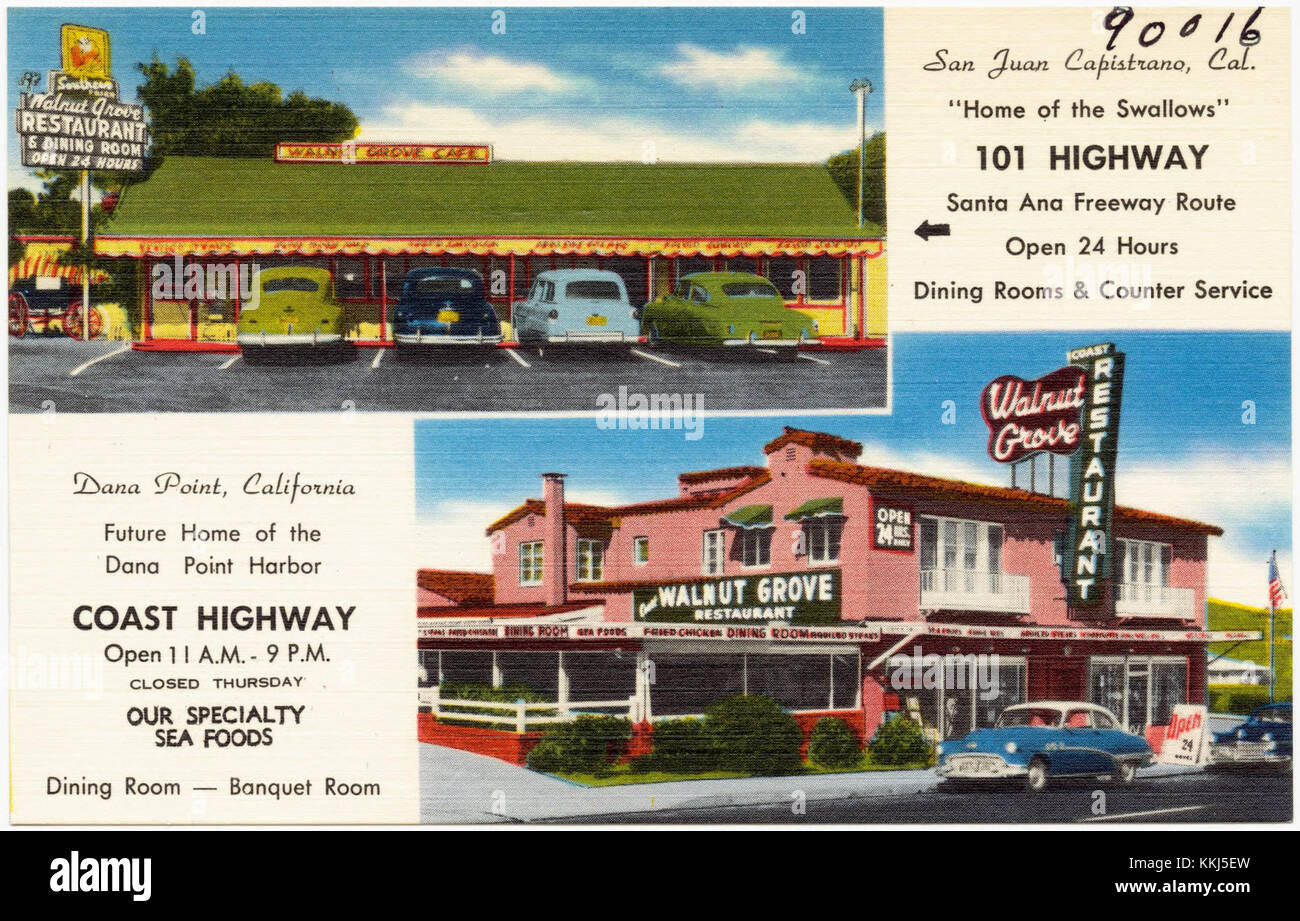 Walnut Grove Restaurant (90016 Stock Photo Alamy