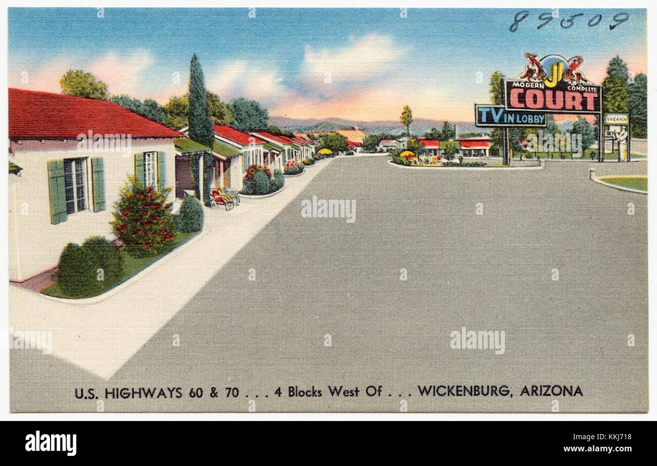 Double J Court, U.S. highways 60 and 70, 4 blocks west of, Wickenburg
