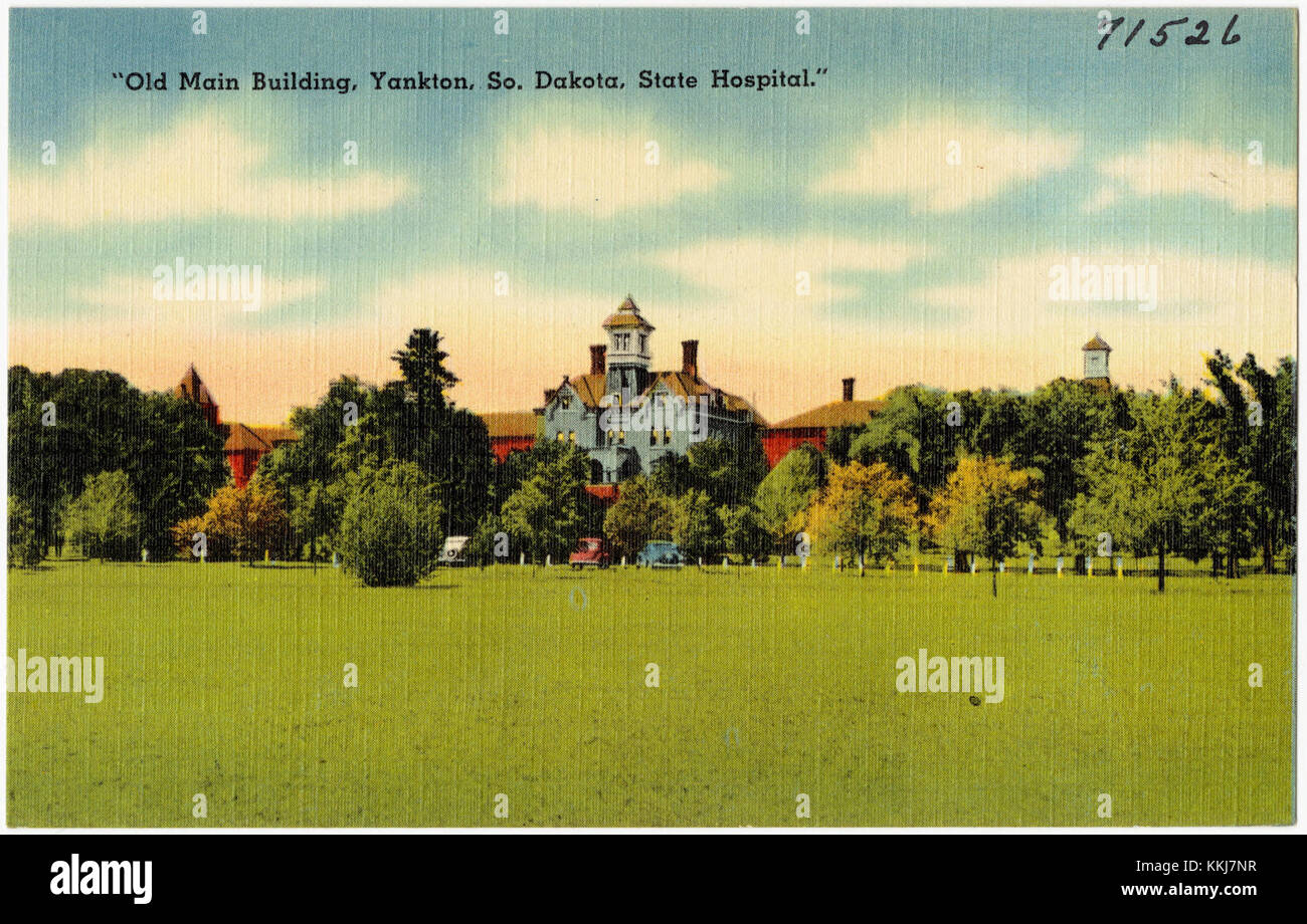 Old main building, Yankton, So. Dakota, state hospital. (71526 Stock