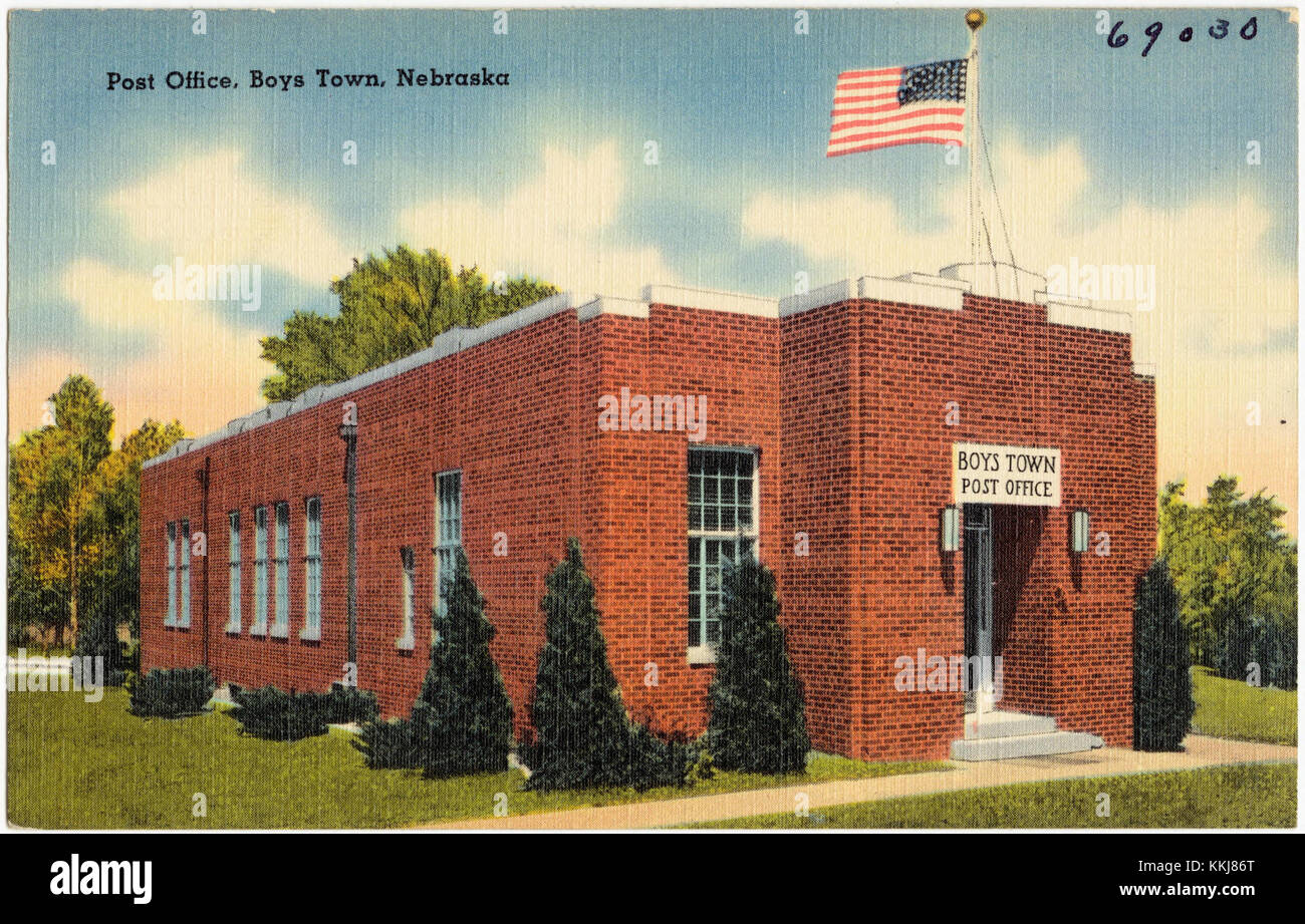 Post office, Boys Town, Nebraska (69030 Stock Photo Alamy