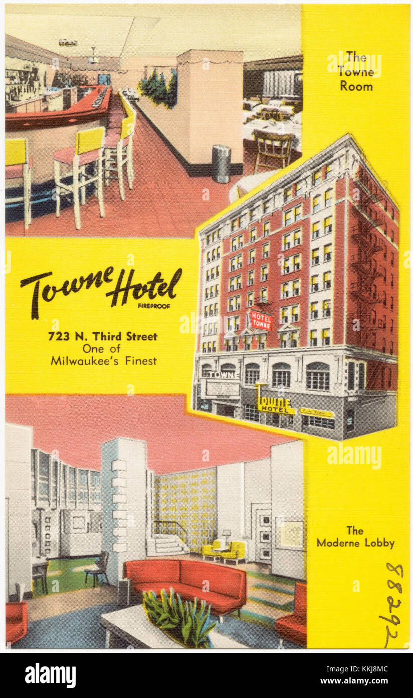 The Towne Hotel, located at 723 N. Third Street in Milwaukee, is noted ...
