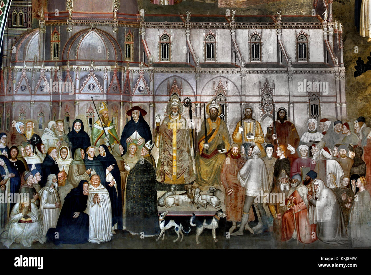 Via Andrea Di Bonaiuto 39 Via Veritatis, The Way of Truth, Frescoes by Andrea di Bonaiuto, 1365