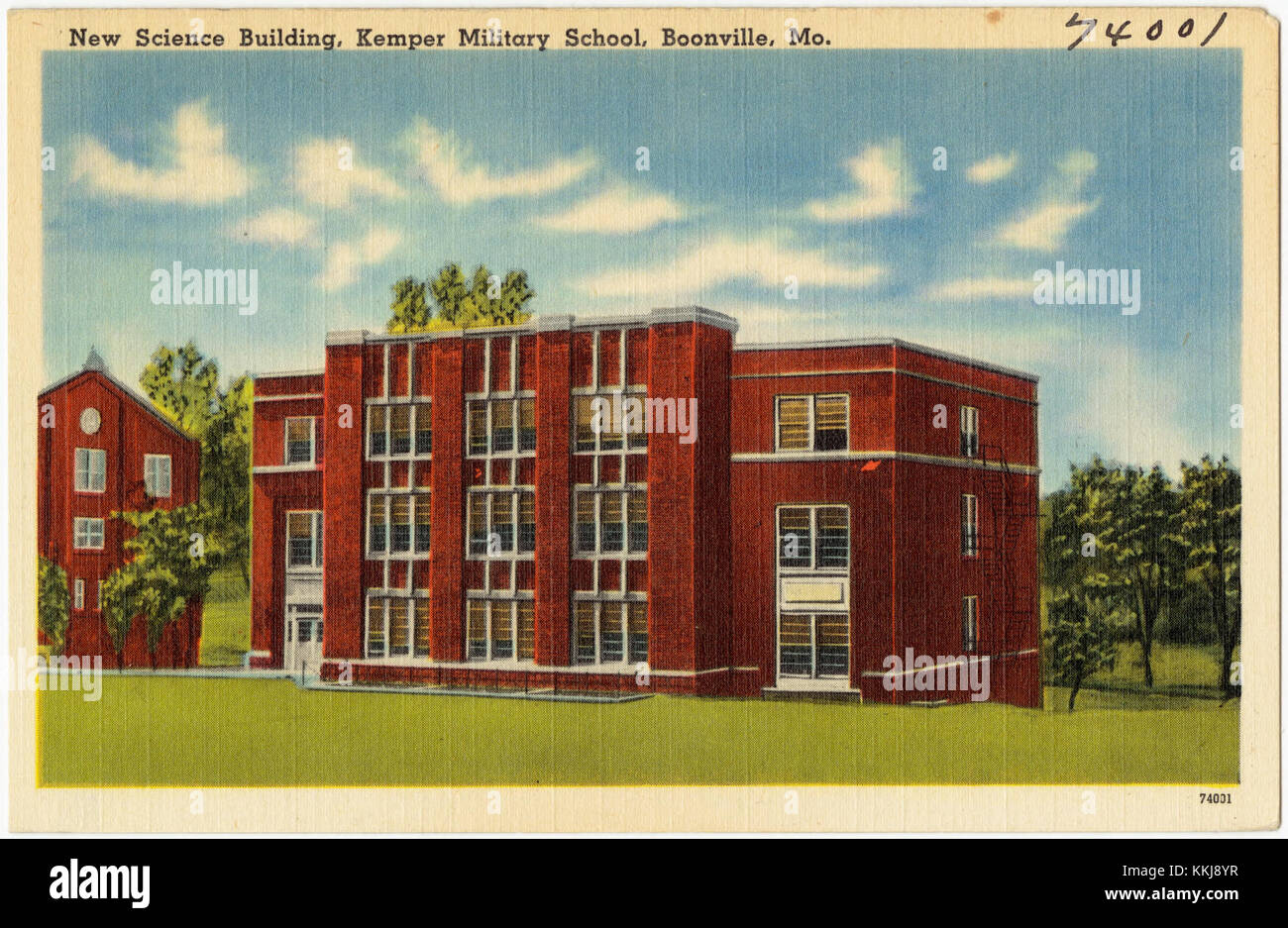 New science building, Kemper Military School, Boonville, Mo (74001 Stock Photo Alamy