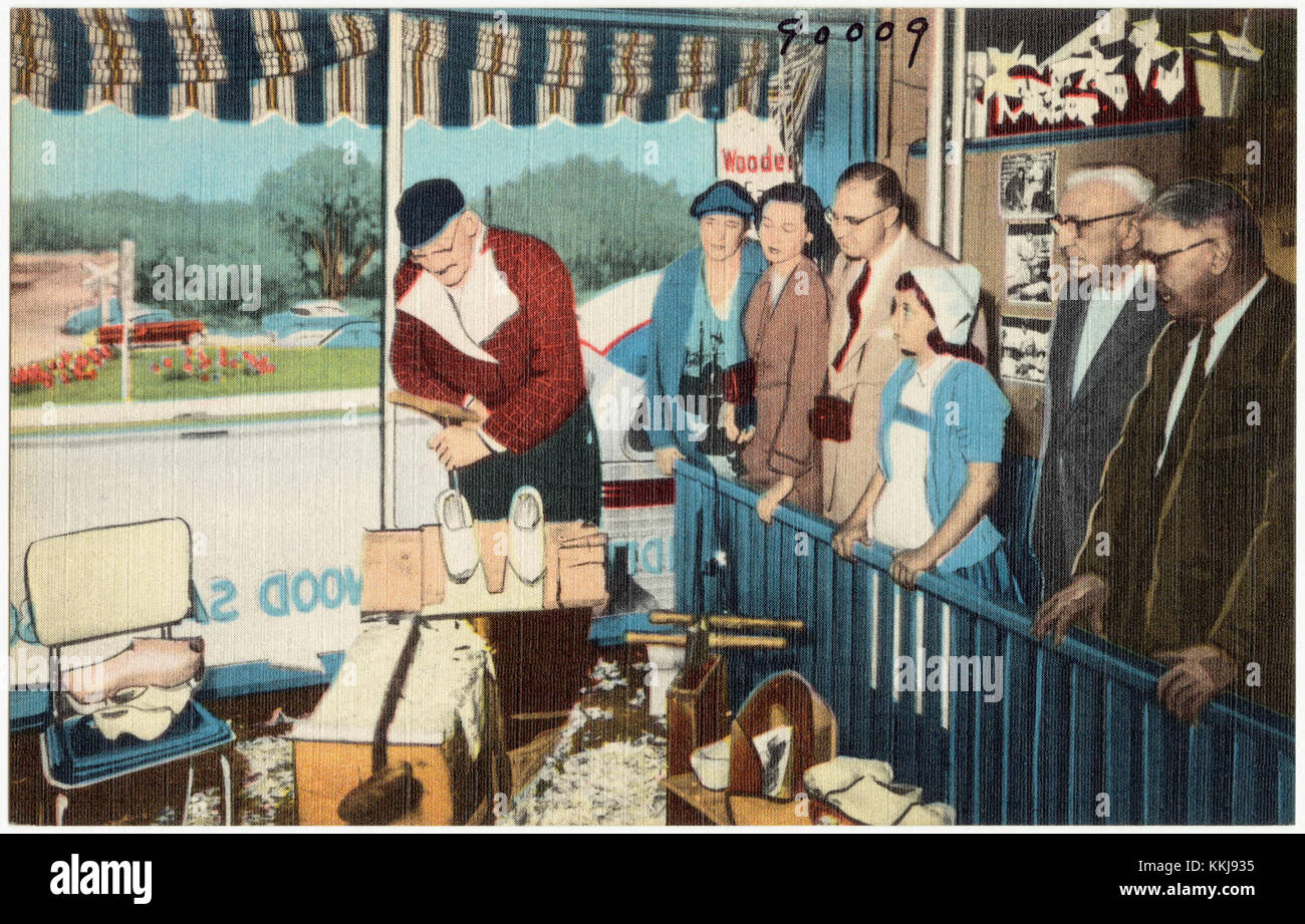 All wooden shoes, Holland's wooden shoe factory, Dutch Novelty Shop, Box 210, Holland, Michigan